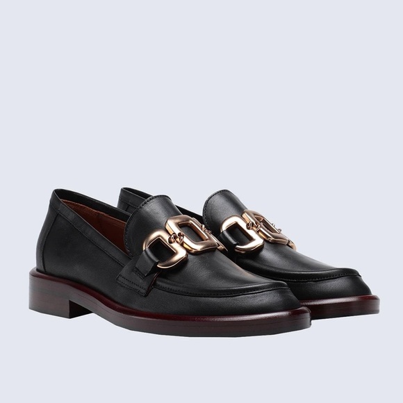 BRUNO PREMI Black Leather Loafers Made in Italy - Picture 4 of 4